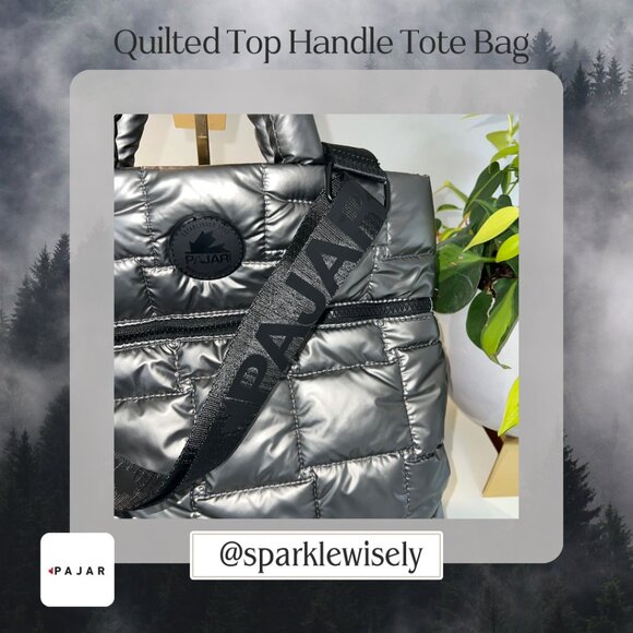 PAJAR Quilted Top Handle Tote Bag - Picture 6 of 16